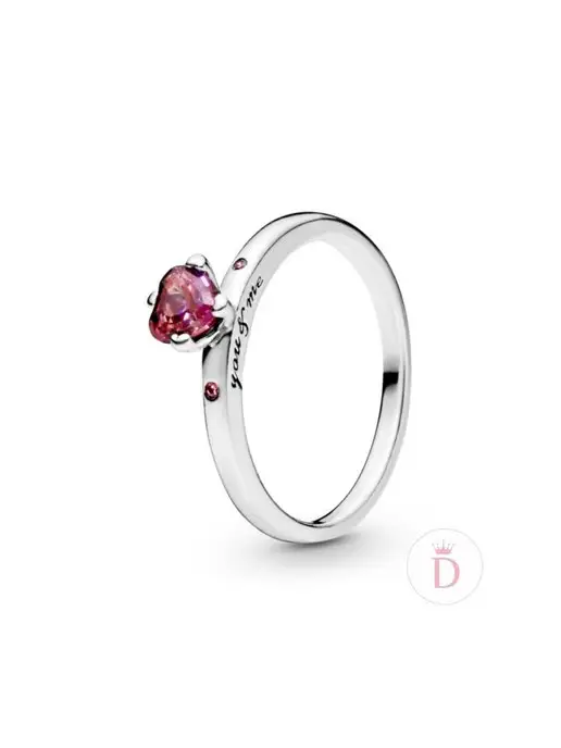 Кольцо «Возвышенное красное сердце» PANDORA 145407814 купить за 2 540 ₽ в интернет-магазине Wildberries