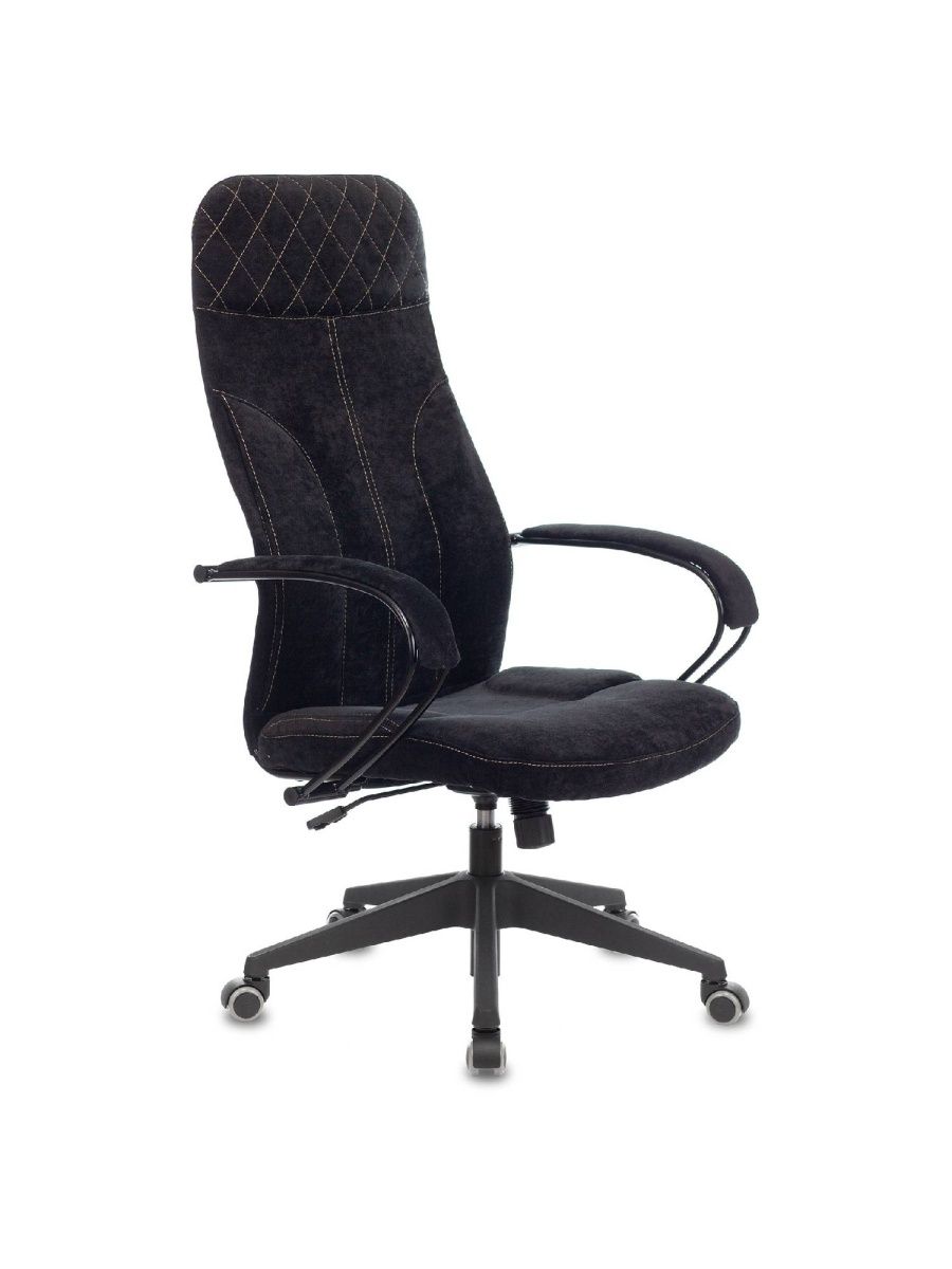 Кресло для руководителя бюрократ dominus wh белое экокожа ткань металл