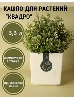 Кашпо квадратное "Квадро"