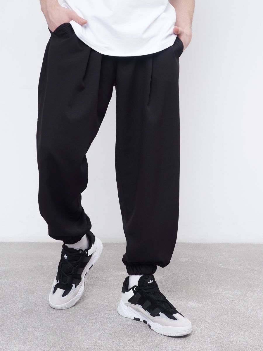 Брюки мужские джоггеры широкие штаны на резинке спортивные FAIN 145463308купить в интернет-магазине Wildberries