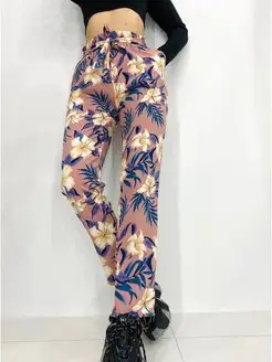 Брюки женские летние с принтом