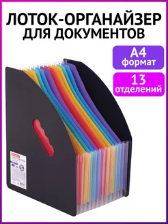 Лоток органайзер для рисунков бумаг документов 13 отделений