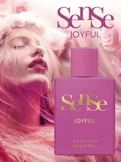 Туалетная вода женская стойкая Sense Joyful, 50 мл