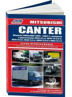 Mitsubishi Canter 1993-2002 Диз. Книга по ремонту грузового