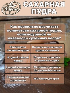 Сахарная пудра граммы