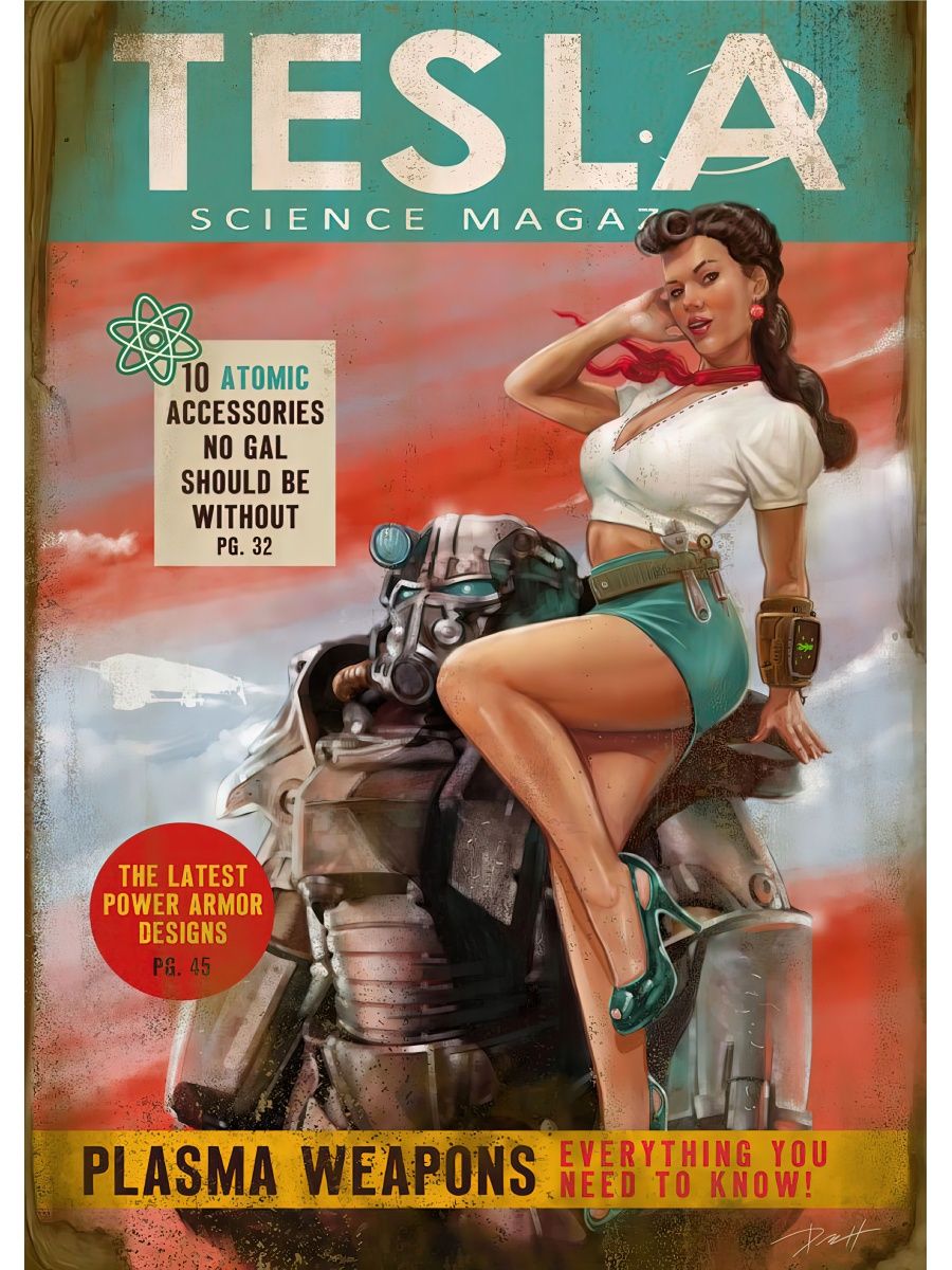 Fallout 4 pin up girl фото 34