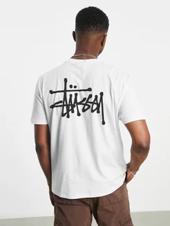 Футболка оверсайз с принтом Stussy