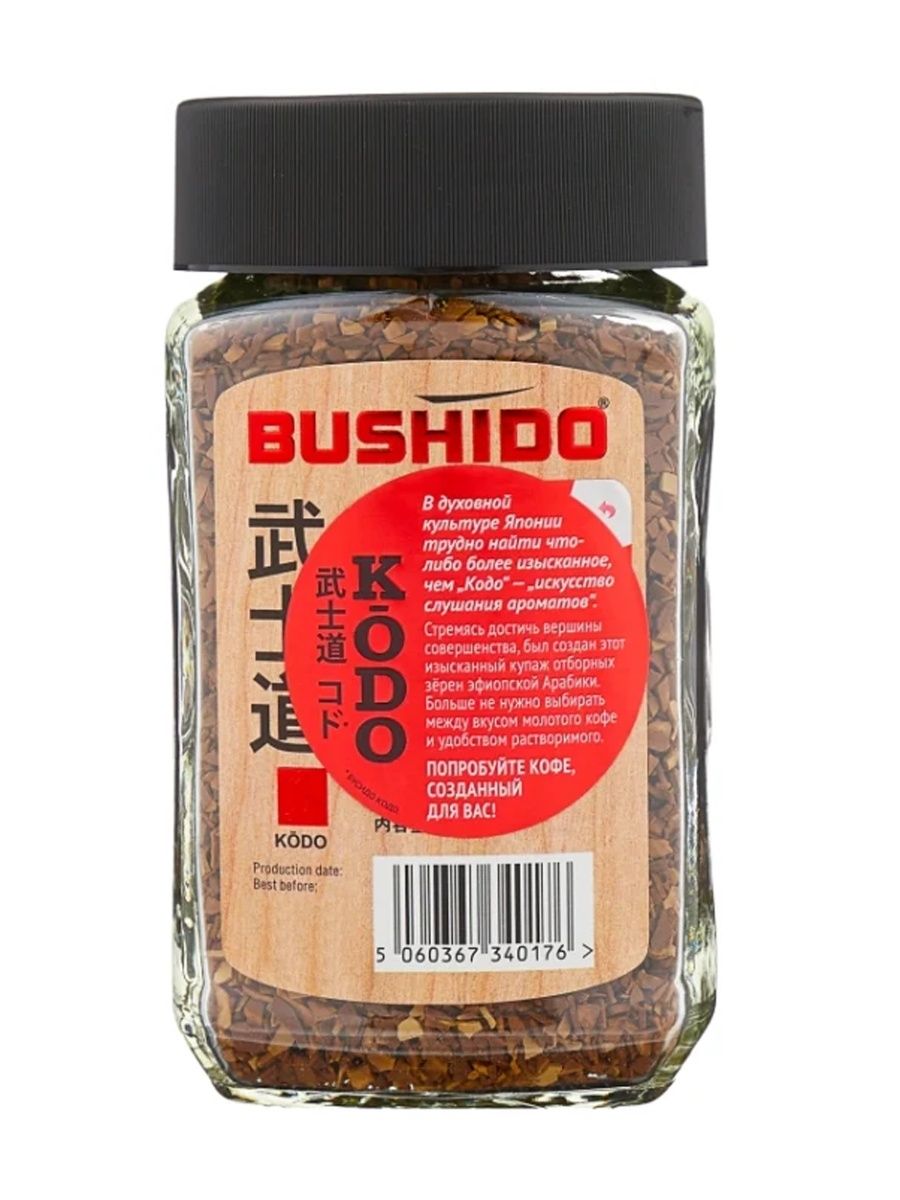 Bushido original кофе растворимый