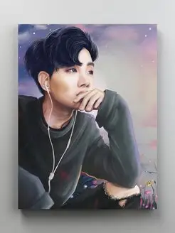 Картина "BTS - JHope - Джей Хоуп" 30x40 см