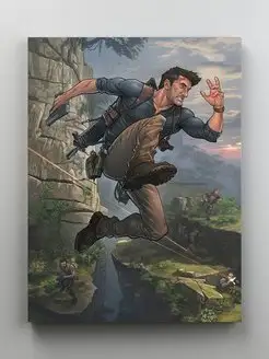 Картина "Нейтан Дрейк Uncharted - Анчартед" 30x40 см