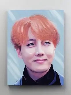 Картина "J-HOPE BTS - Джей Хоуп" 30x40 см