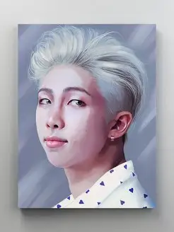 Картина "RAPMONSTER BTS - Ким Намджун" 30x40 см