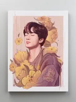 Картина "BTS Jin - БТС Джин" 30x40 см