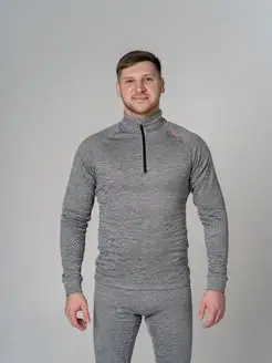 Термолонгслив спортивный ALASKA SHIRT LIGHT GREY UX верх