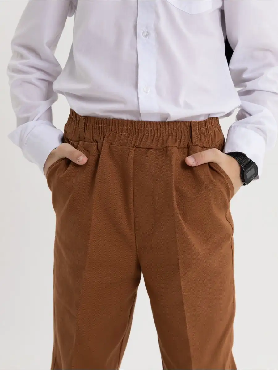 Pal Zileri брюки коричневые в точку