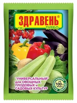 Удобрение Здравень Турбо Универсальный 150 г