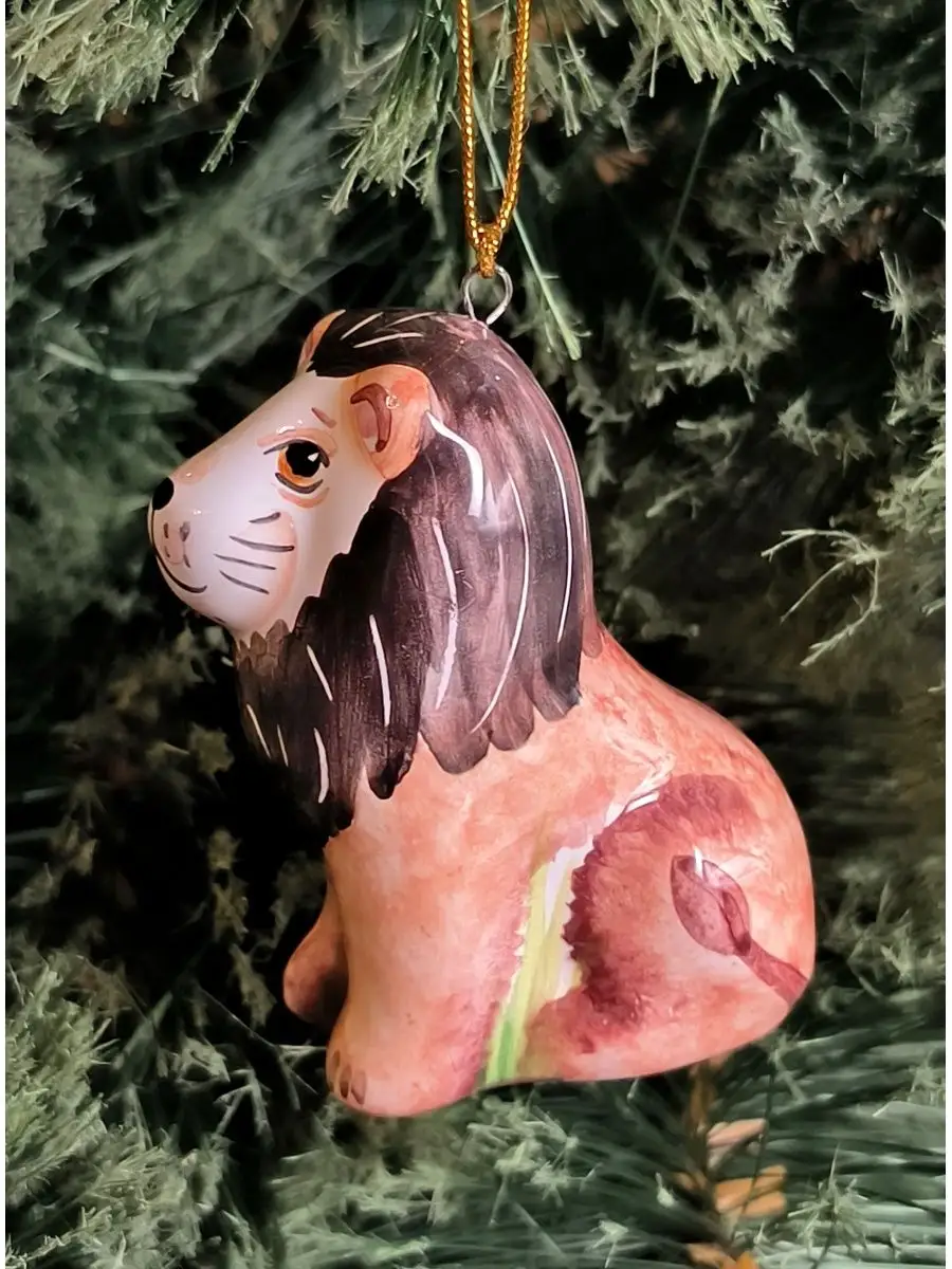 Фарфоровая елочная игрушка, украшение Ceramic Fauna 146428055 купить за 1100 ₽ в интернет-магазине Wildberries