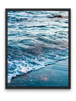 Постер в тубусе - Океанская пена