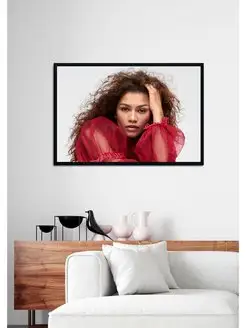 Постер А2 Zendaya 1 (Музыка, 40x60 см без рамы)