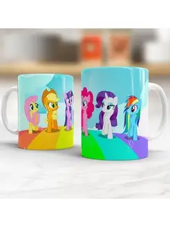 Кружка с принтом My Little Pony Маленькие пони