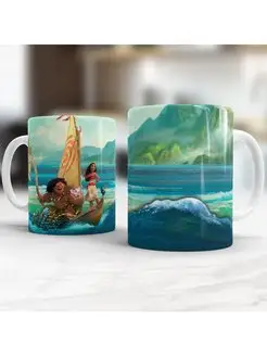 Кружка с принтом Моана мультфильм Moana