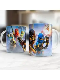 Кружка с принтом Ниндзяго Lego Ninjago Лего