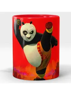 Кружка с принтом Кунг Фу Панда мультфильм Kung Fu Panda