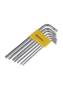 Набор ключей TORX Г-образных удлиненных 7пр, ER-25107LT