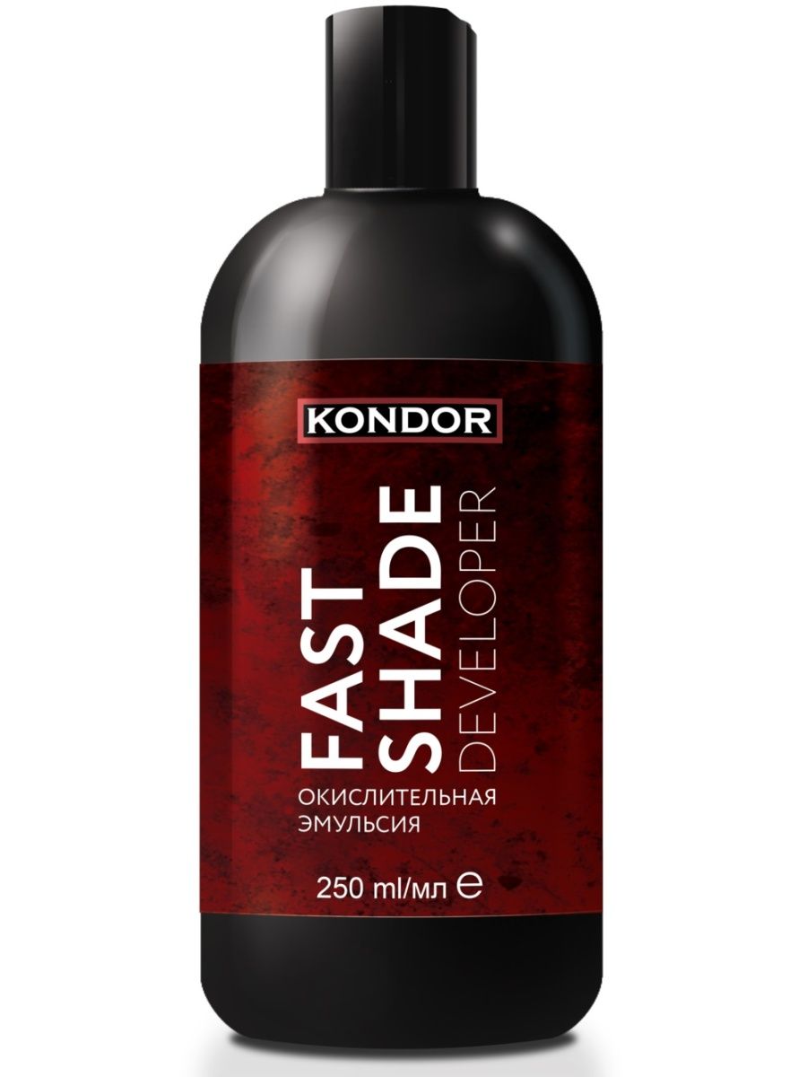 TREKWAX 60% эмульсия. Kondor - fast Shade - краситель для волос и бороды тон 6 русый 60 мл.