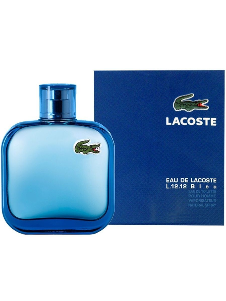 Lacoste l 12.12 цена. Lacoste Lacoste man EDT 100. Lacoste духи 12.12. L.12.12 Blue Lacoste мужская. Лакост голубой мужской.