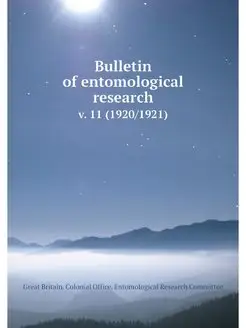 Bulletin of entomological research. v