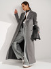 Пальто демисезонное длинное твид оверсайз бренд SEZALTO продавец Продавец № 18070