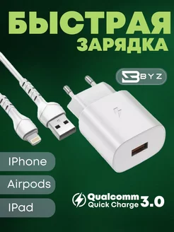 Быстрая зарядка для iPhone, iPad, airpods