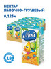 Нектар яблочно-грушевый с мякотью 0,125л "Мой" 18 шт бренд мой продавец Продавец № 32477