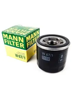 Масляный фильтр MANNFILTER W 67 1, W67 1, 671