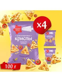 Чипсы (криспы) цельнозерновые Пряный томат 4 шт по 100 г