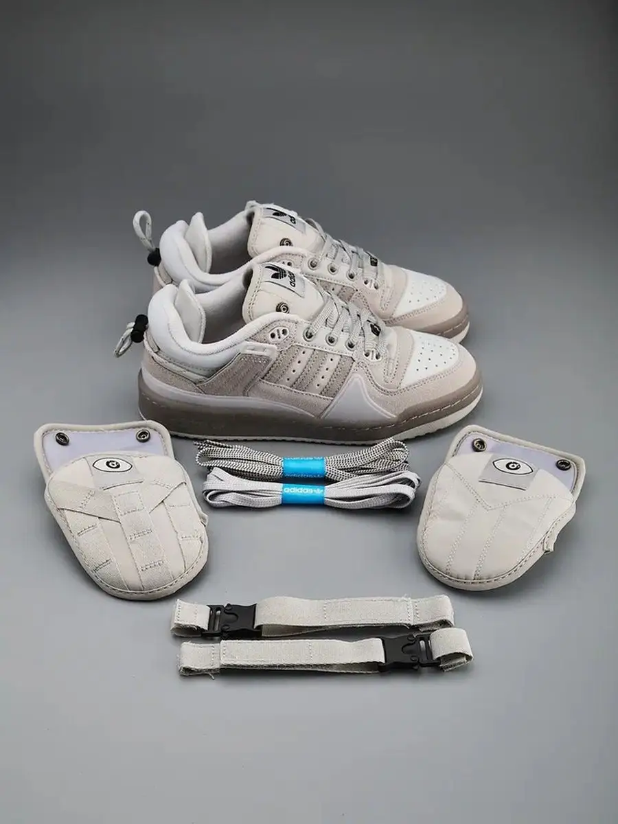 Кроссовки демисезонные Adidas bad bunny forum серый adidas 147690134 купить за 6 000 ₽ в интернет-магазине Wildberries