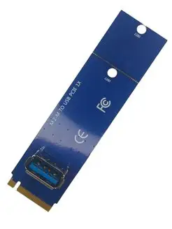 Переходник M 2 to USB M 2 NGFF в PCI-E X16 USB3 0