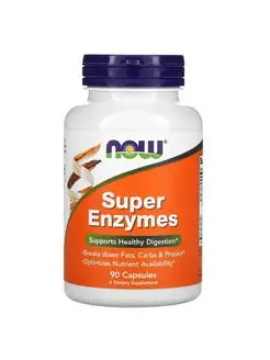 Super Enzymes Ферменты для пищеварения. Супер энзимы 90шт