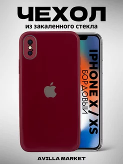 Защитный чехол iPhone X, XS стеклянный