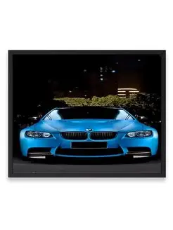 Плакат, постер bmw m3, авто, БМВ М5, bmw