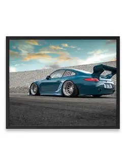 Постер,porsche 930, porsche 911 gt3, Порше, авто, спорткар