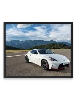 Плакат, постер Ниссан, спорткар, авто, nissan 370z