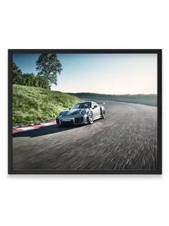 Плакат, постер porsche 911 gt2, porsche 911 gt3, Порше