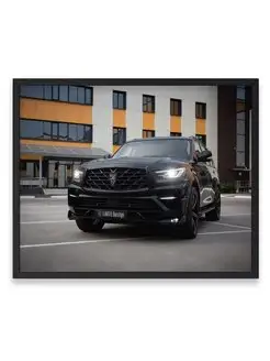 Плакат, постер ИНФИНИТИ QX80 2018, Infiniti, авто, решетка