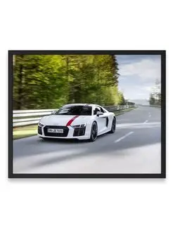 Плакат, постер audi, Ауди Кватро, авто, Audi R8 4S