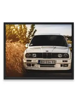 Плакат, постер bmw m3, авто, bmw, bmw 3 series e30, Ралли