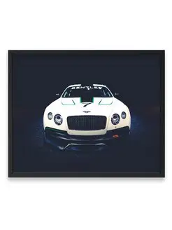 Постер,Bentley Continental GT3, continental gt, Бентли