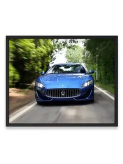 Постер,maserati granturismo, Мазерати, авто, спорткар