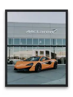 Плакат, постер McLaren, спорткар, авто, mclaren 675lt